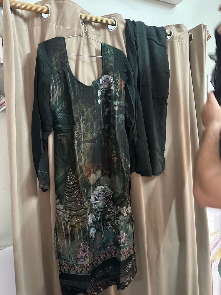 Floral Print Kurta