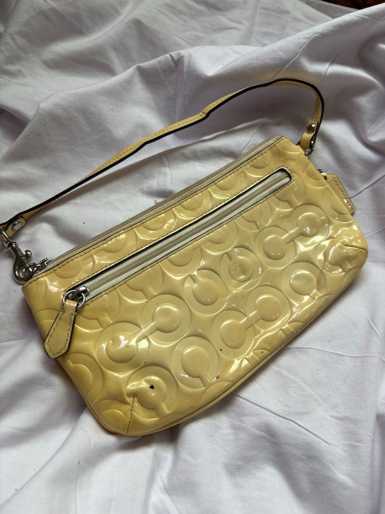 Big coach wristlet