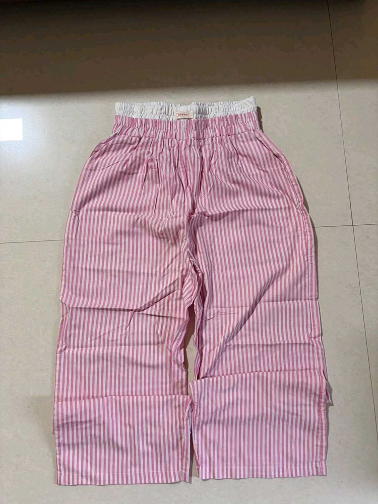 Pink Striped pjs