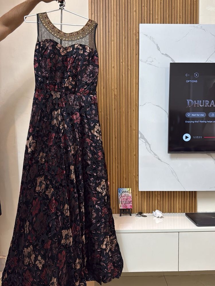 Elegant Floral Ethnic Gown