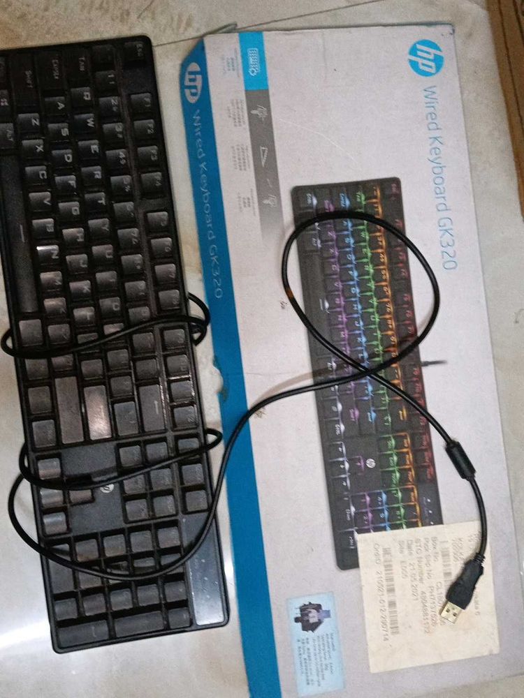 HP Wired Keyboard GK320 some keys disturbance