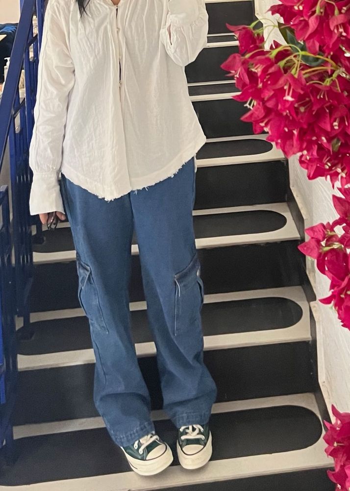 Cargo Denim Jeans