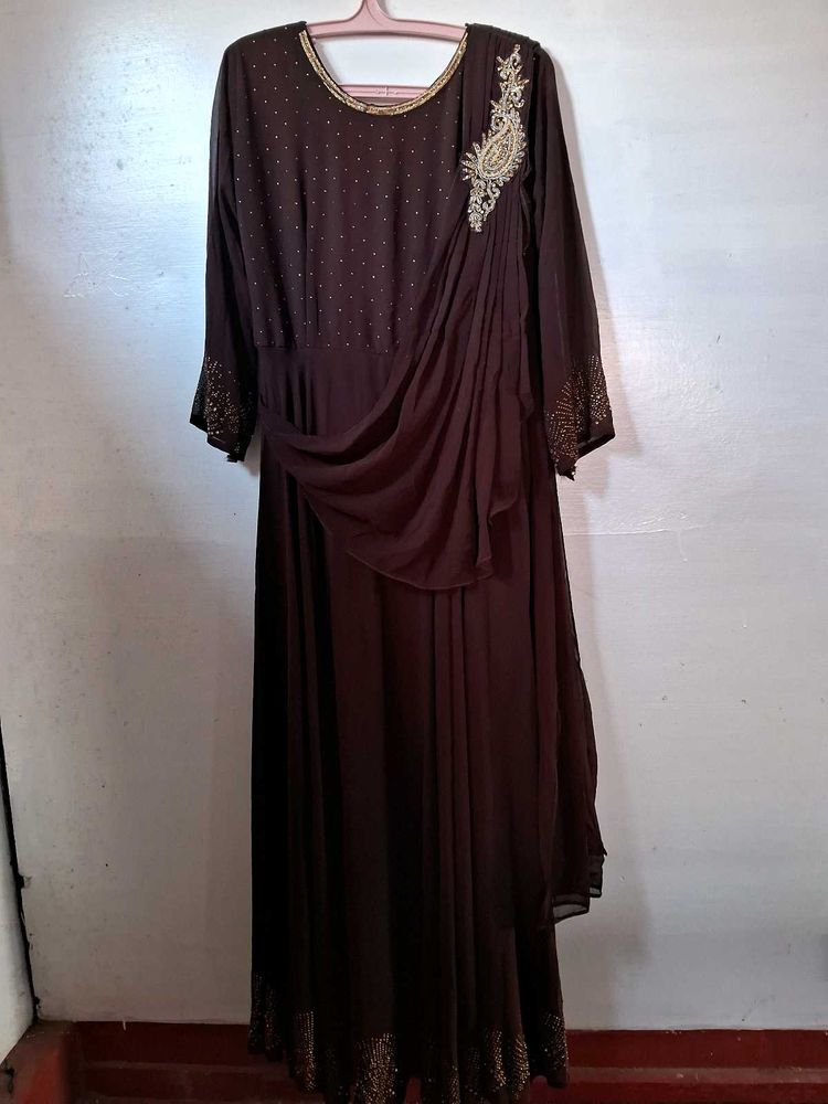 Elegant Brown  Gown