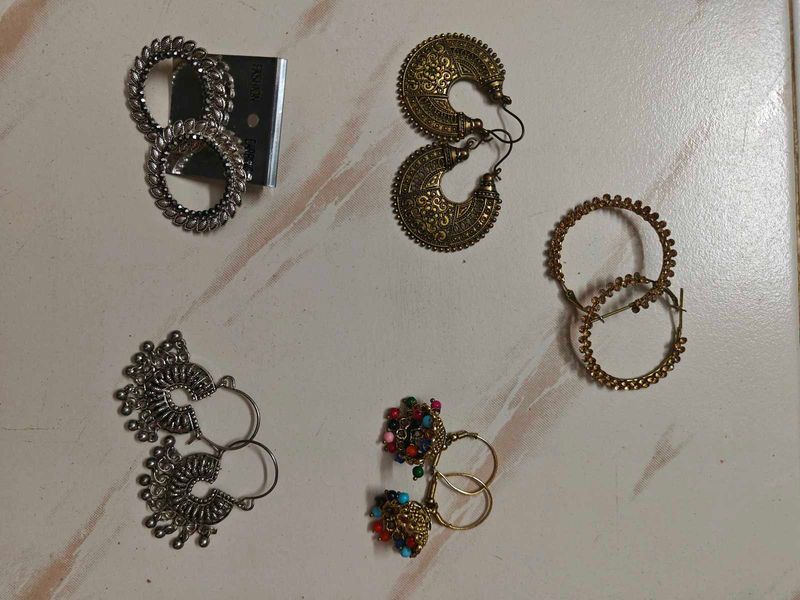 Assorted Earring 5 Set