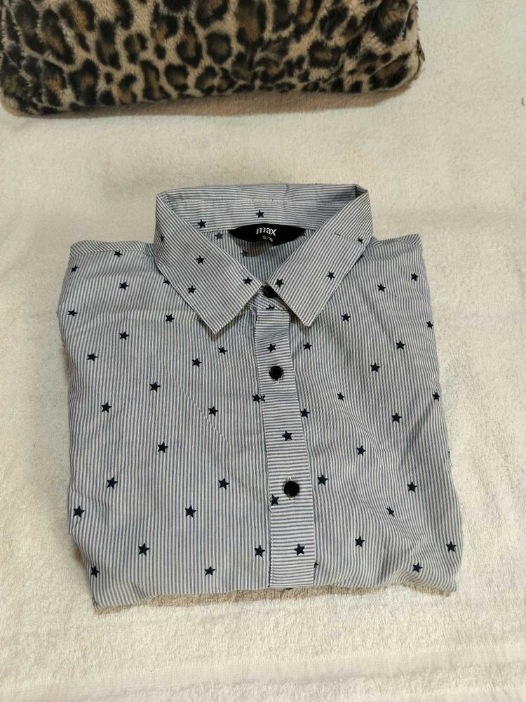 women's Striped Star Shirt