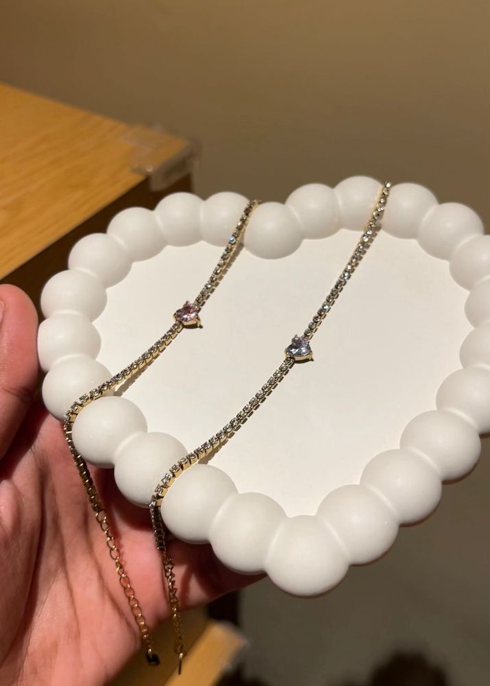 Sparkling Heart Bracelet