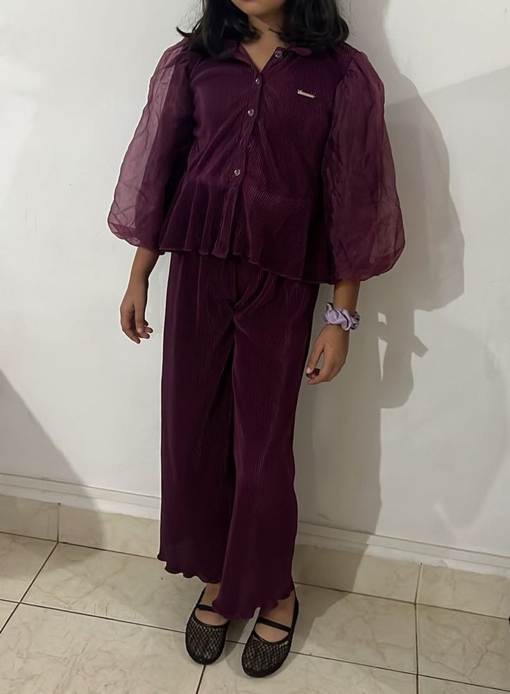Stylish Purple Kids' Outfit