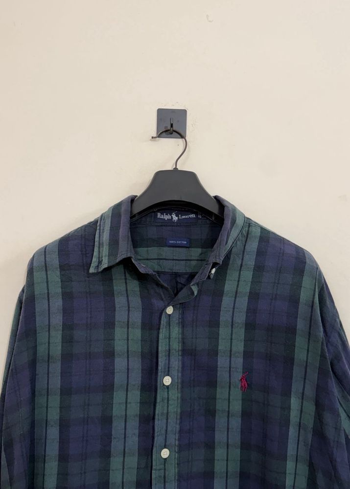 Ralph Lauren Plaid Button-Down Shirt