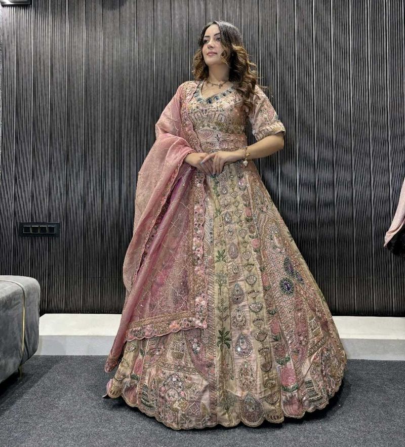 Stunning Embroidered Lehenga Choli