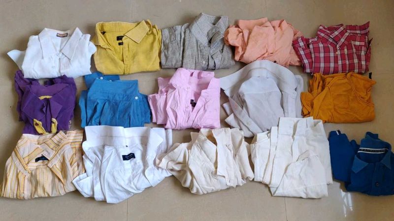 Bundle of Men's Casual Shirts Tshirts Pants