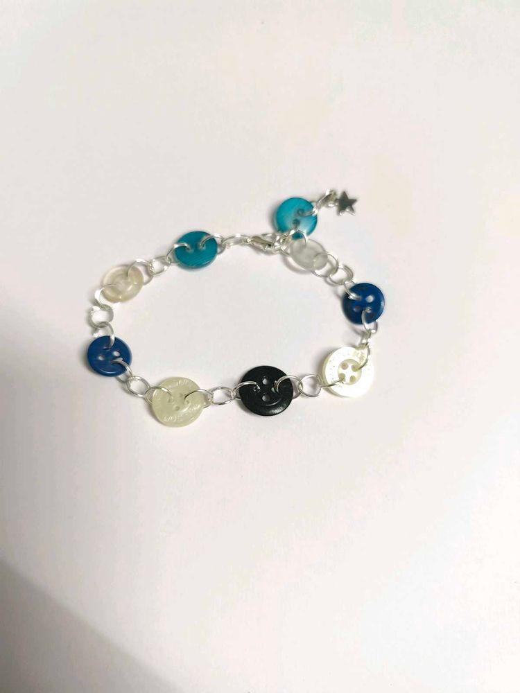 Stargirl Button Bracelet 🧸✨