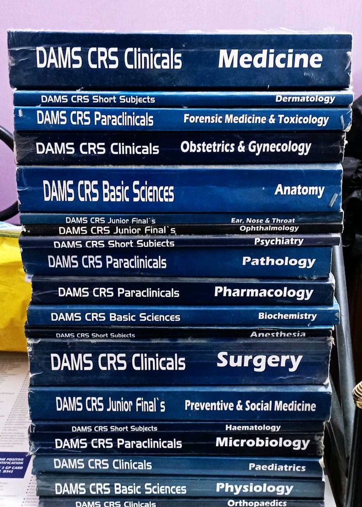 DAMS CRS Medical Books Collection