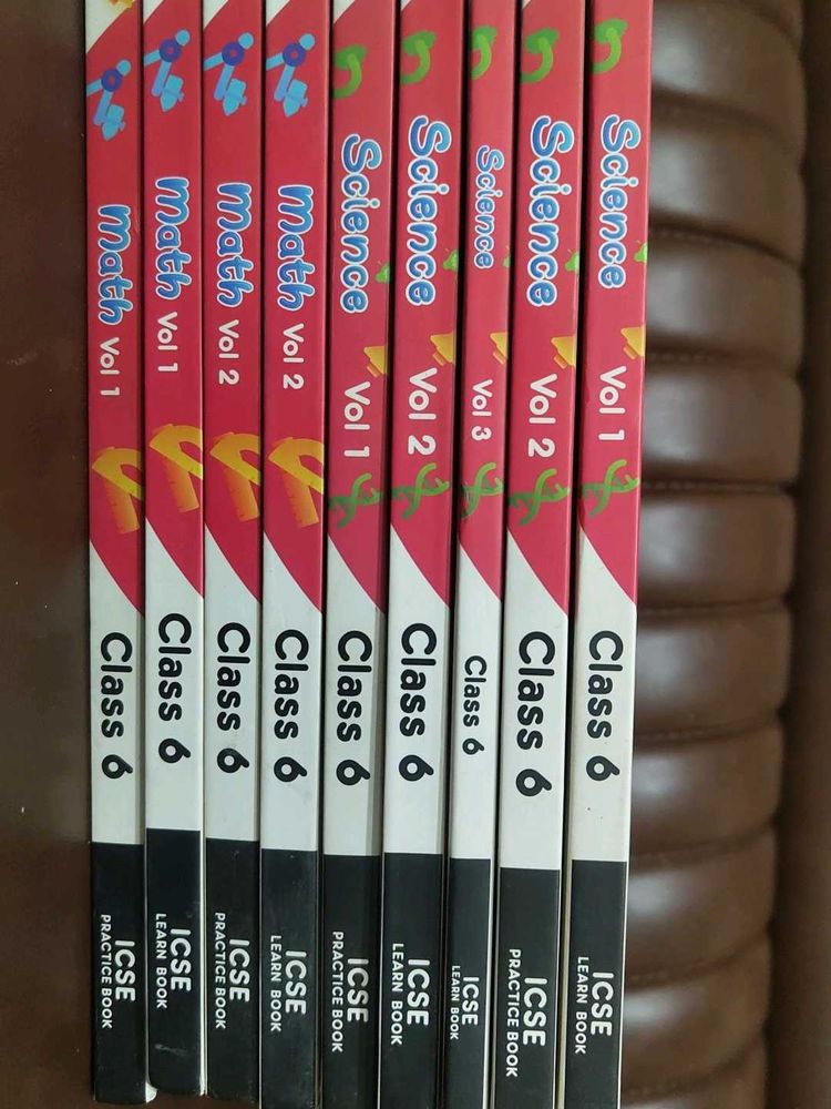 Class 6 Math &amp; Science Books
