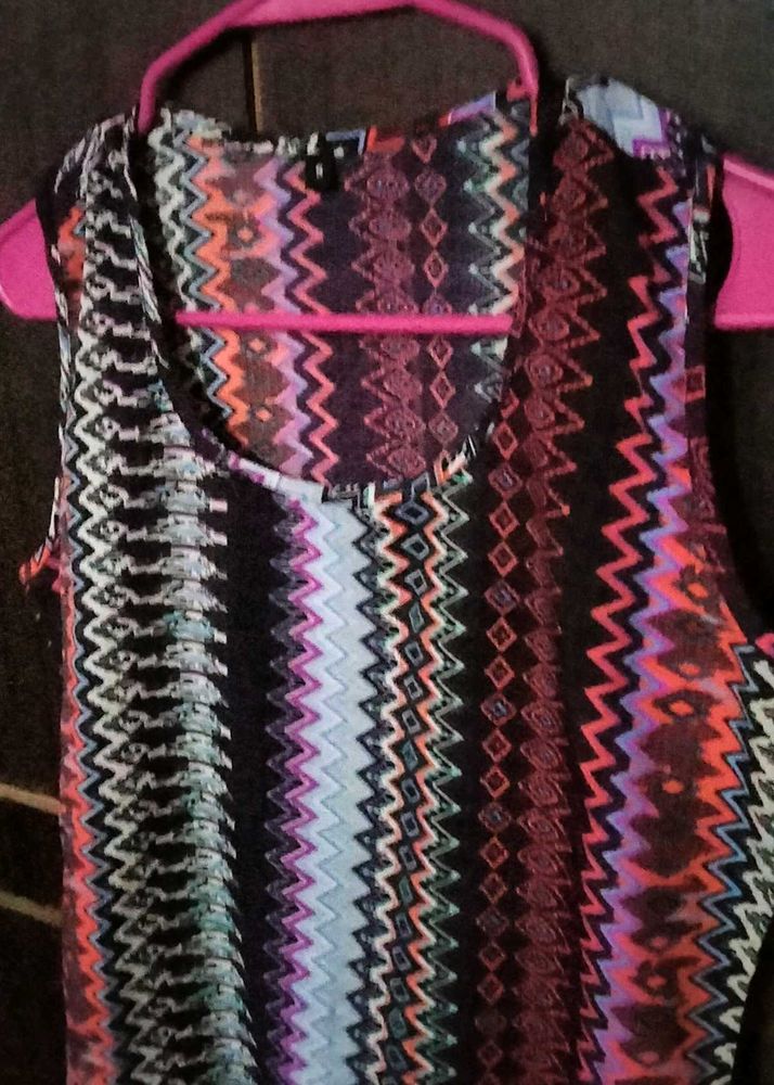 Boho Print Sleeveless Tank Top