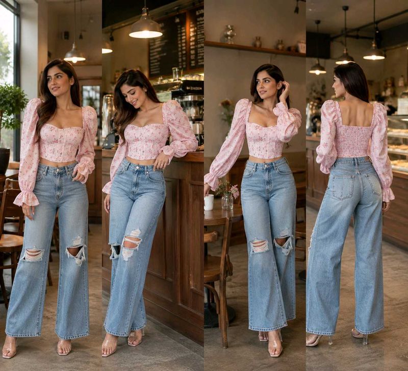Chic Floral Corset Top
