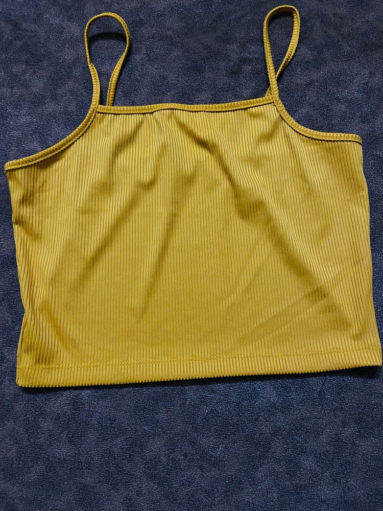yellow cami Top
