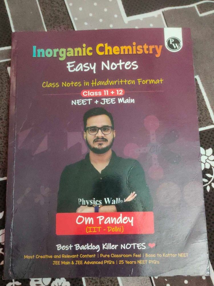 Inorganic Chemistry Easy Notes for NEET/JEE