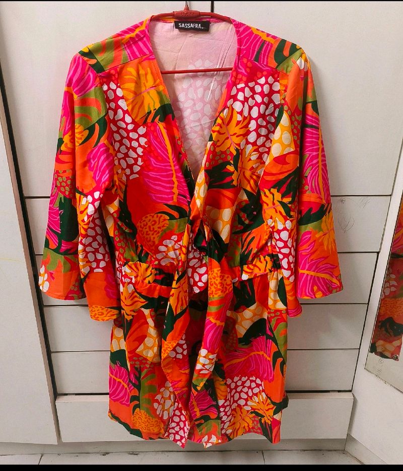 Multicolored Beach Jump/Playsuit