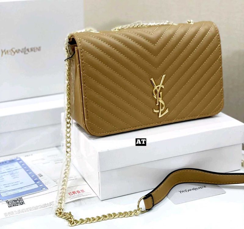 YSL JAMIE FLAP BAG QUILTED LEATHER* WD BOX