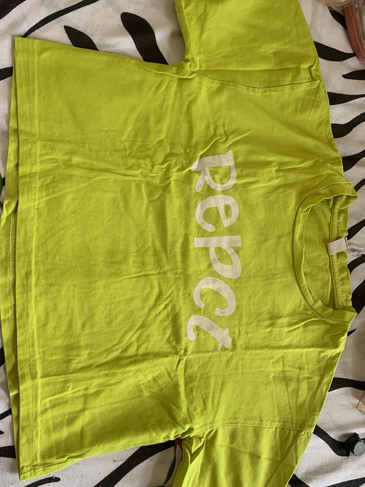 Lime Green Graphic Tee