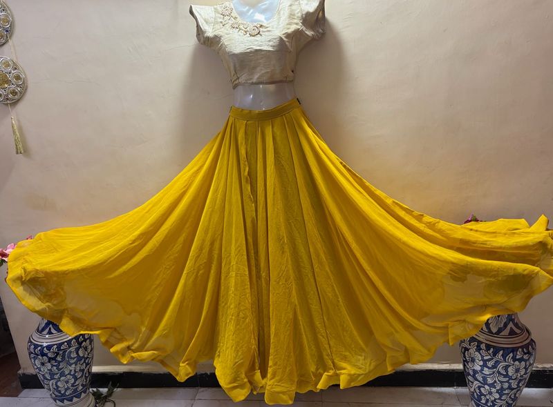 Stunning Yellow Lehenga Choli