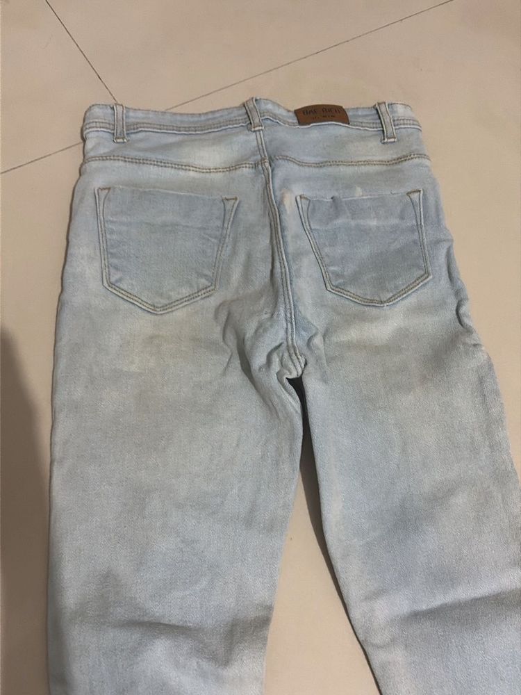 Light Wash Denim Jeans