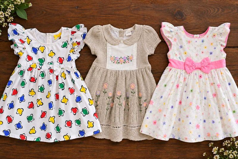 Set of 3 Baby Girls Dresses (18-24m)