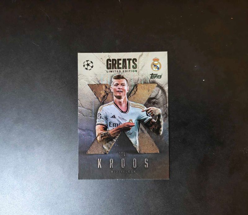 Toni Kroos "Greats" Limited Edition Card