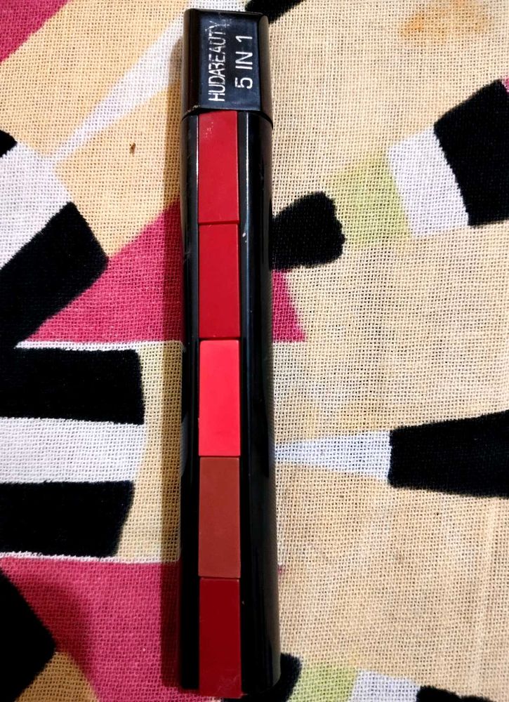 HudaBeauty 5 in 1 Lipstick and Zudio lipsticks