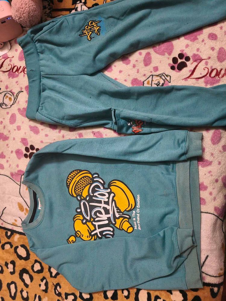 Hip Hop Style Kids fleece Tracksuit 5-7 years