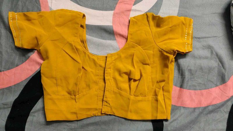 Yellow Ethnic Blouse