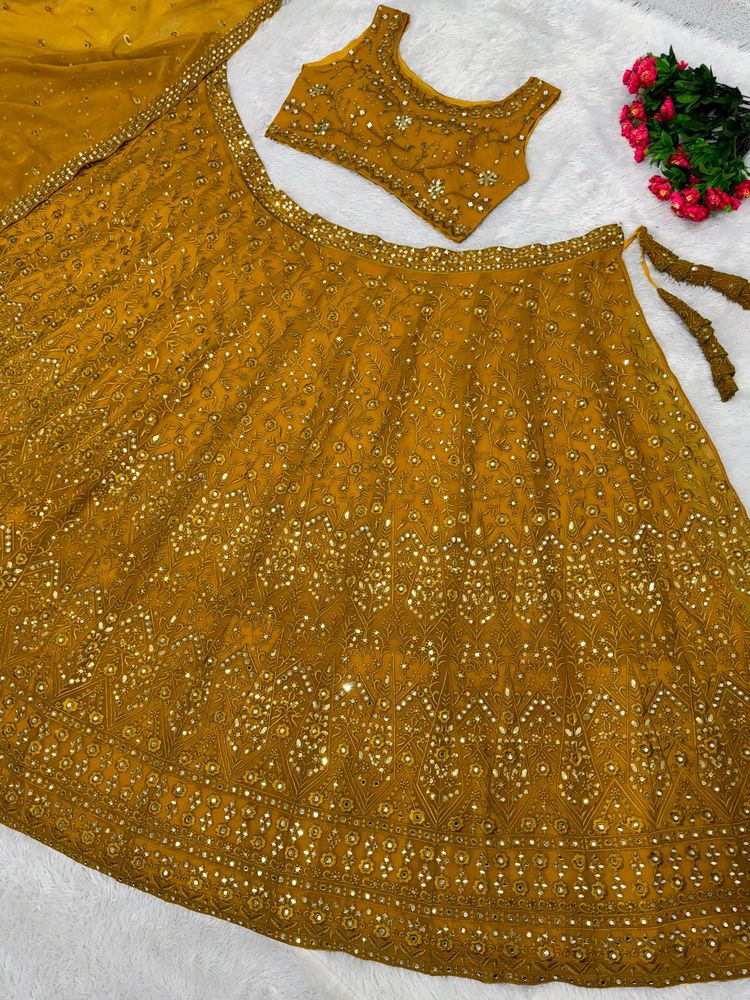 Heavy Demanding Bridal Wear Lehenga with Dupatta