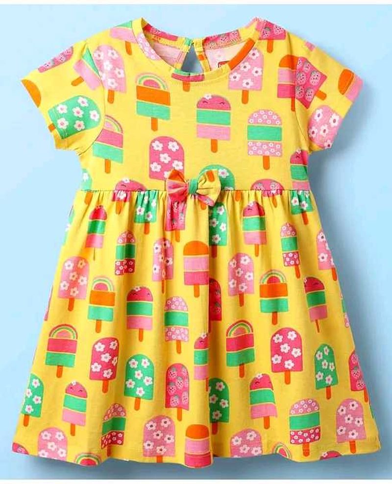 🌼 Ice Cream Print Dress