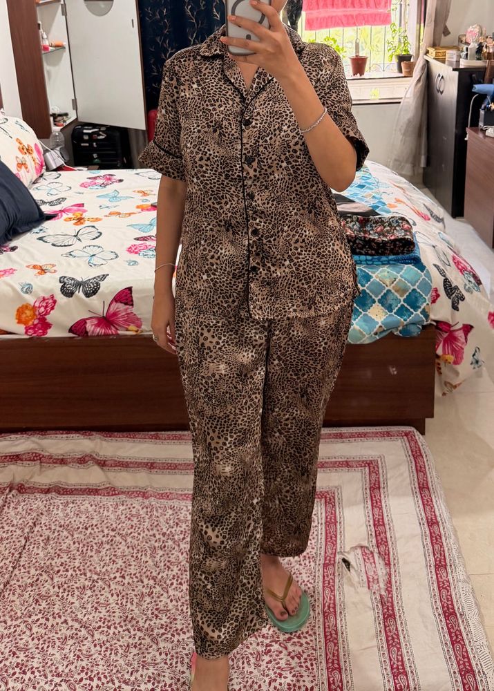 Satin night suit
