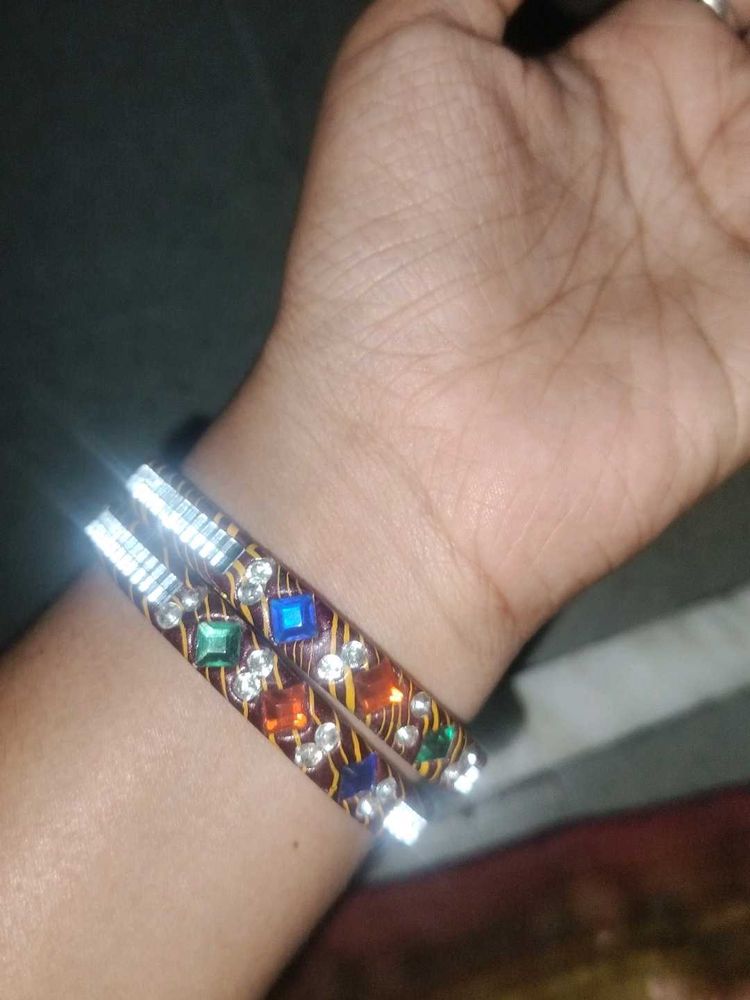Designer Bangles with Stones
