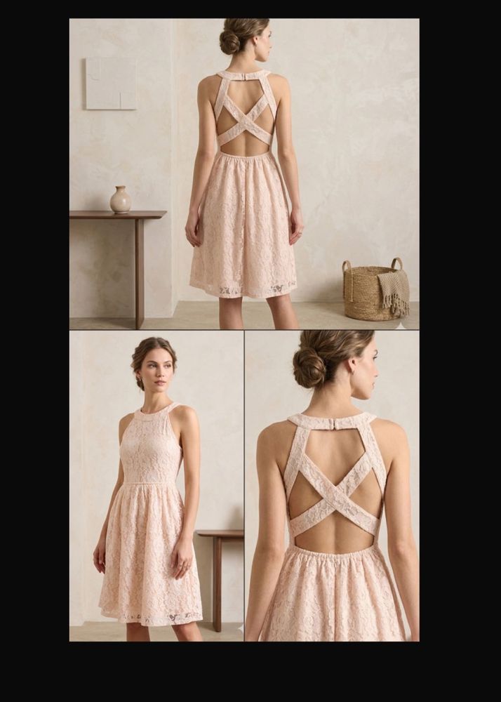 Elegant Lace Party Dress (size m/L)
