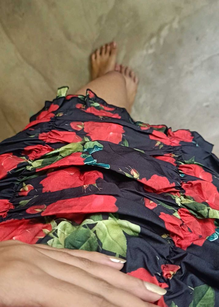 Floral Print Mini Dress