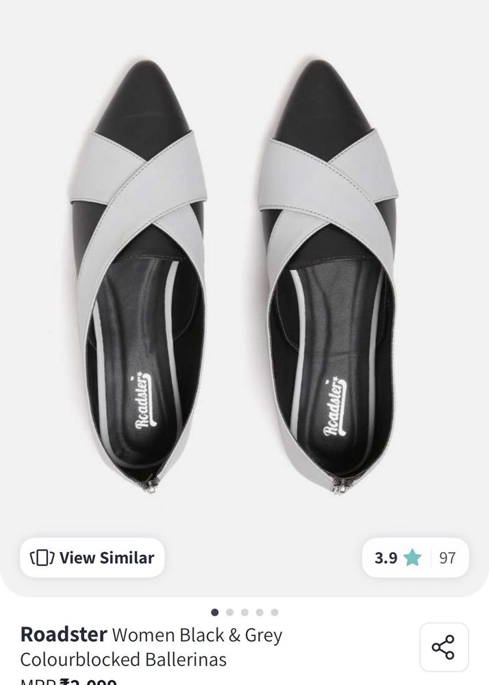 Roadster Women's Colorblocked Ballerinas