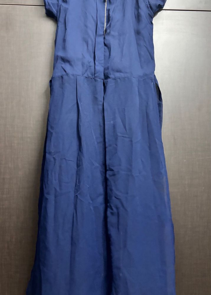 Elegant Navy Blue Maxi Dress