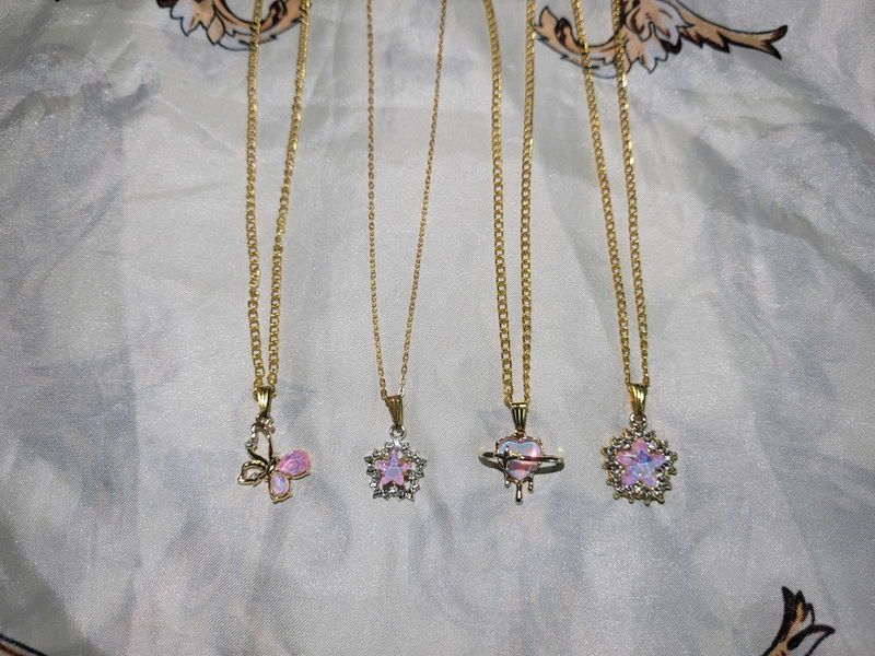 Set of 4 Cute Necklaces