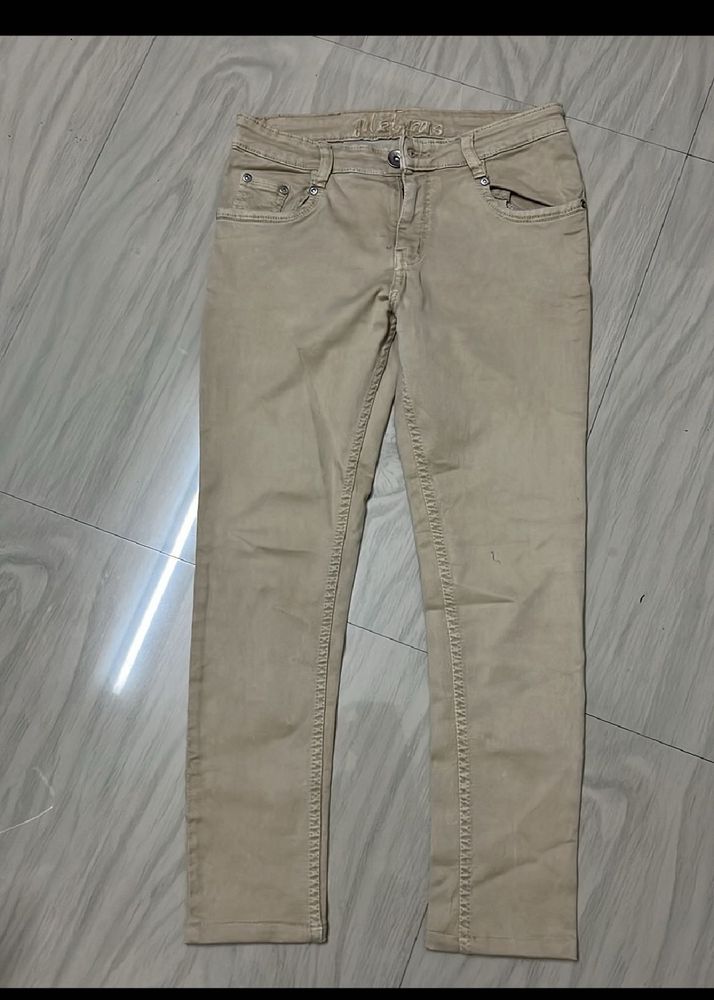 Tan Skinny Fit Jeans