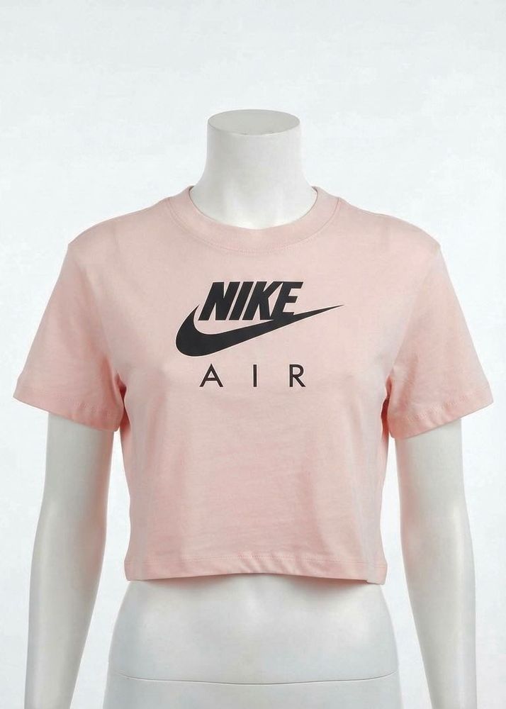 Nike pink women crop top
