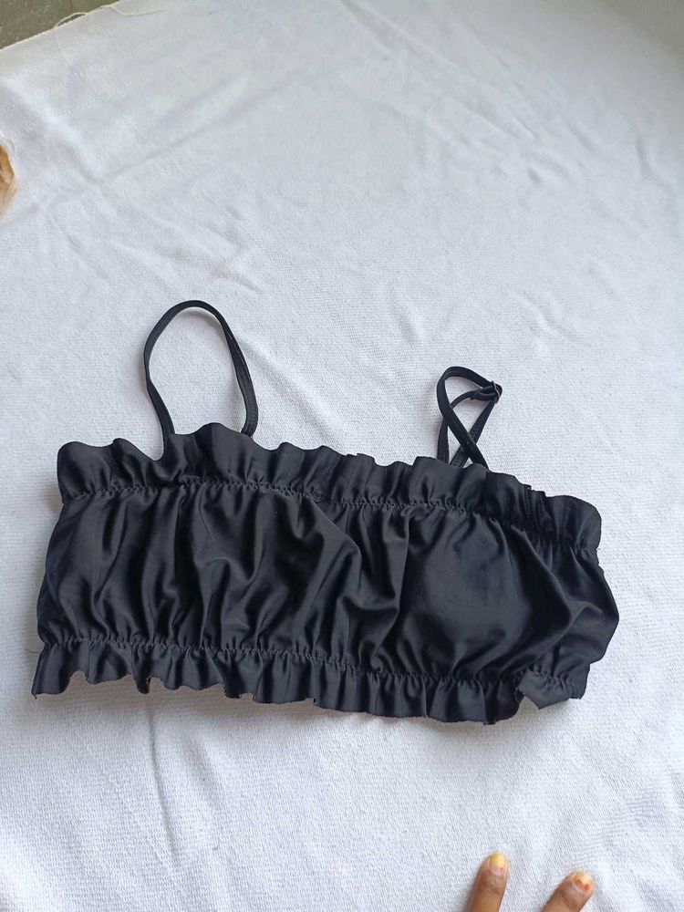 Cute Ruffled Bikini Top