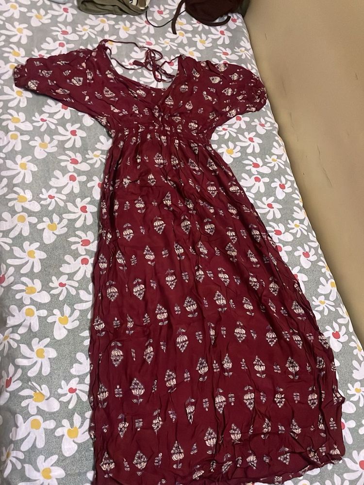 Boho Print Maxi Dress