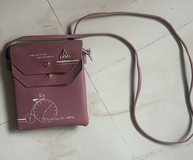 Cute Pink Crossbody Bag