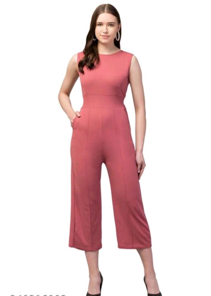 Chic Sleeveless Culotte Jumpsuit