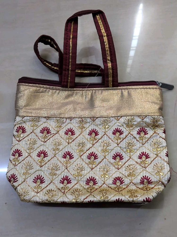 Embroidered Hand Bag