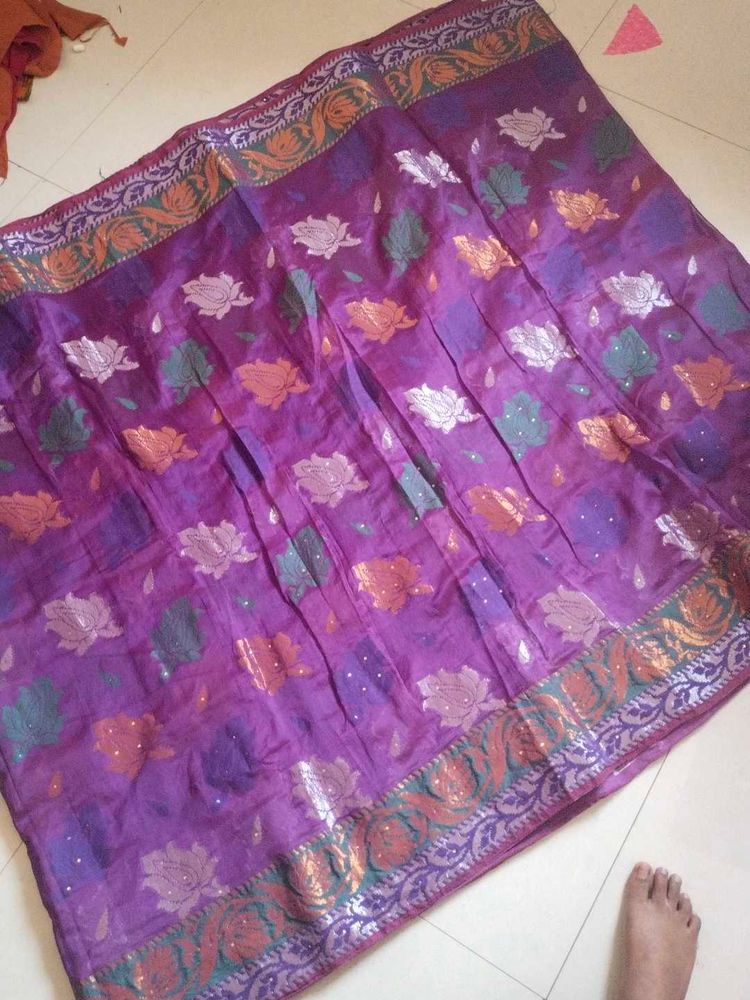 Beautiful Purple Saree