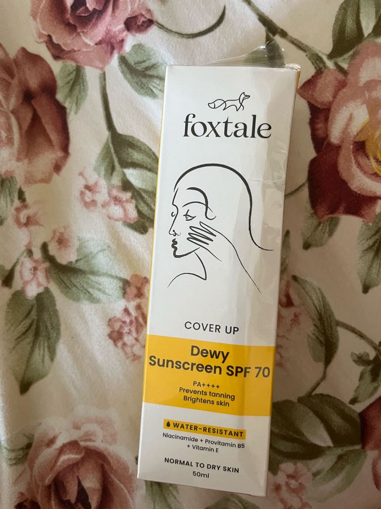 Foxtale Dewy Sunscreen SPF 70
