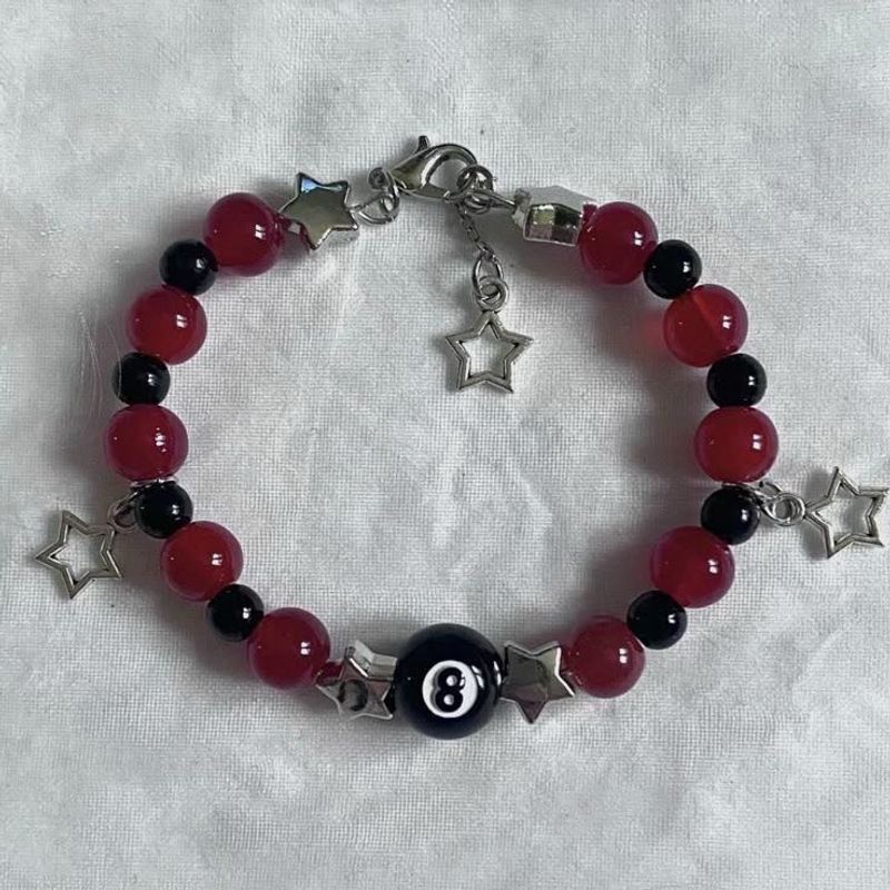 grunge 8 ball bracelet